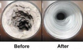 Power Vac Oshawa o cleans dryer ductwork