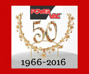 power Vac 50th anniversary of duct cleaning