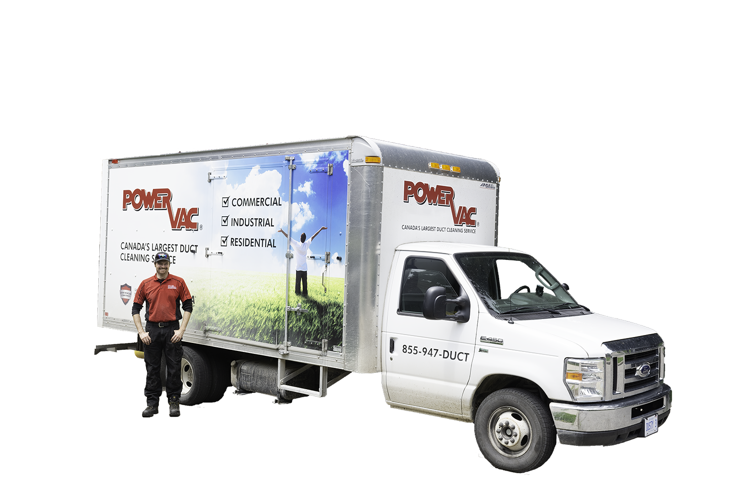 power vac duct cleaning truck